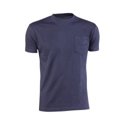 Camiseta manga corta azul